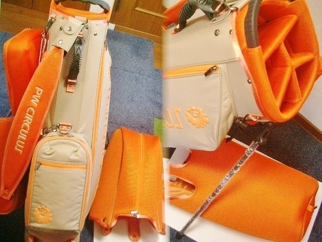 サーキュラス ベージュ×オレンジ色