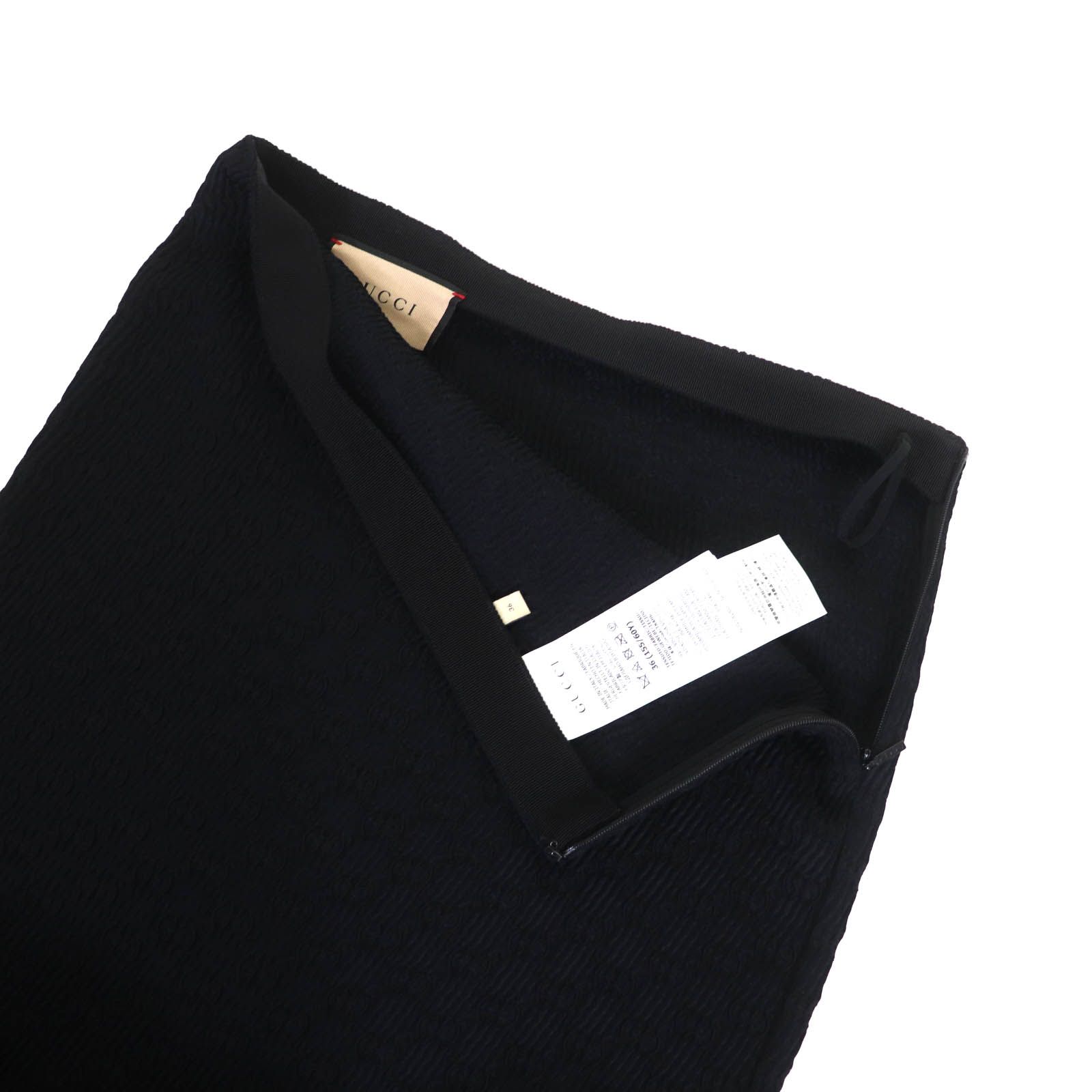 極美品☆GUCCI グッチ 771291 GG柄 膝丈 タイトスカート ボトムス  