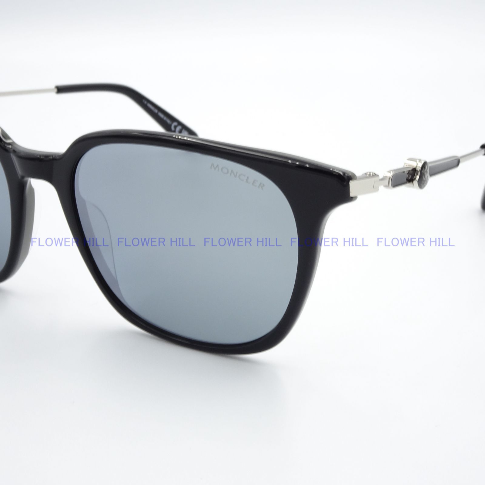 MONCLER モンクレール 偏光サングラス ML0225 01D ブラック/グレー  