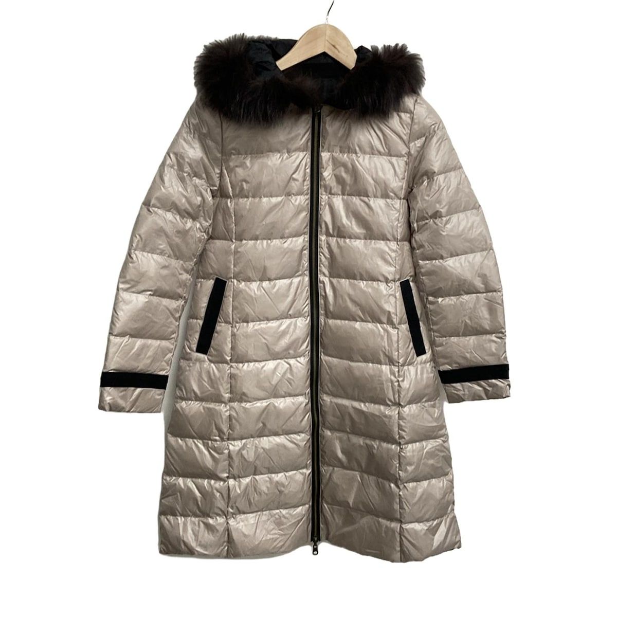 秋冬美品ランバンオンブルーコート