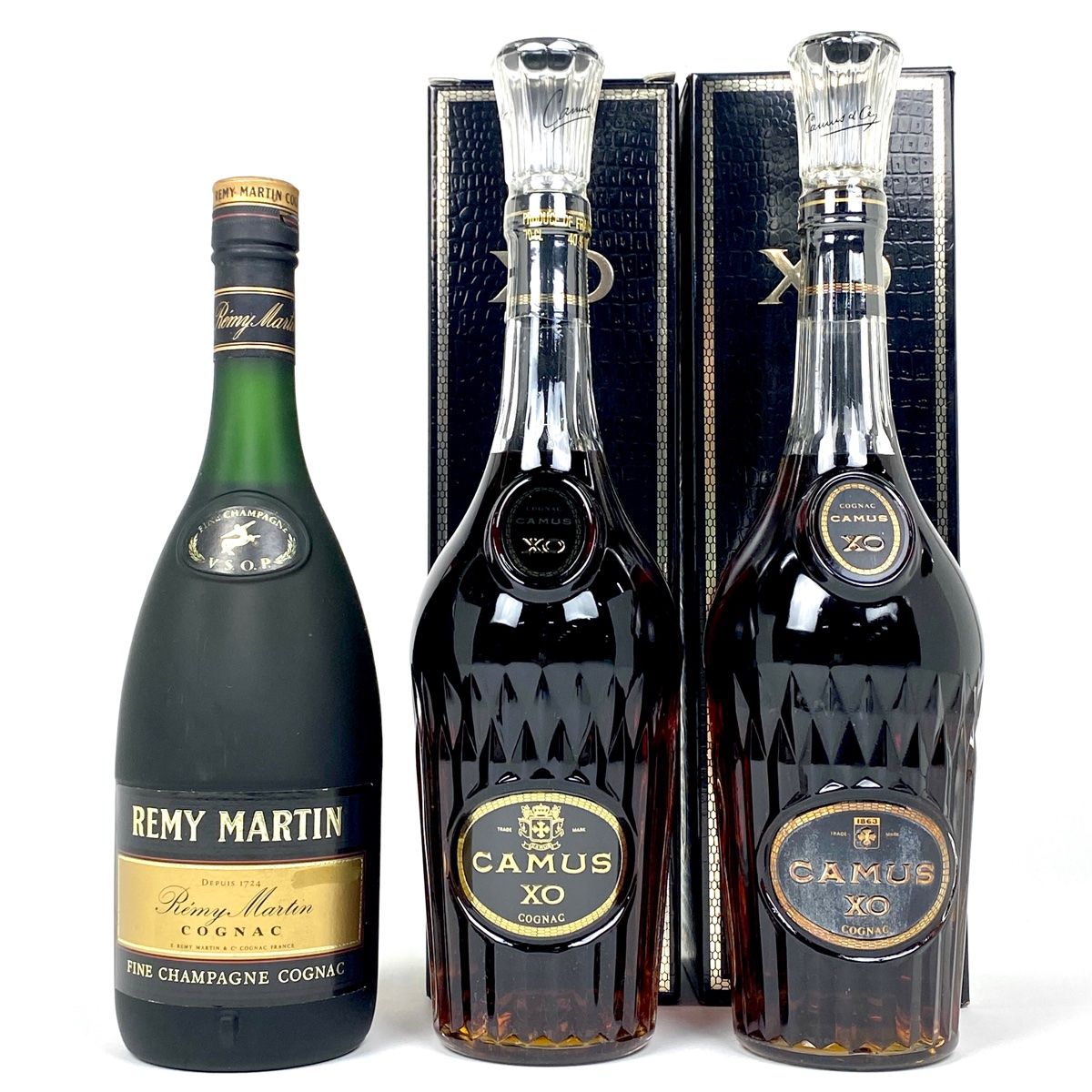 3本 レミーマルタン カミュ コニャック 700ml ブランデー セット