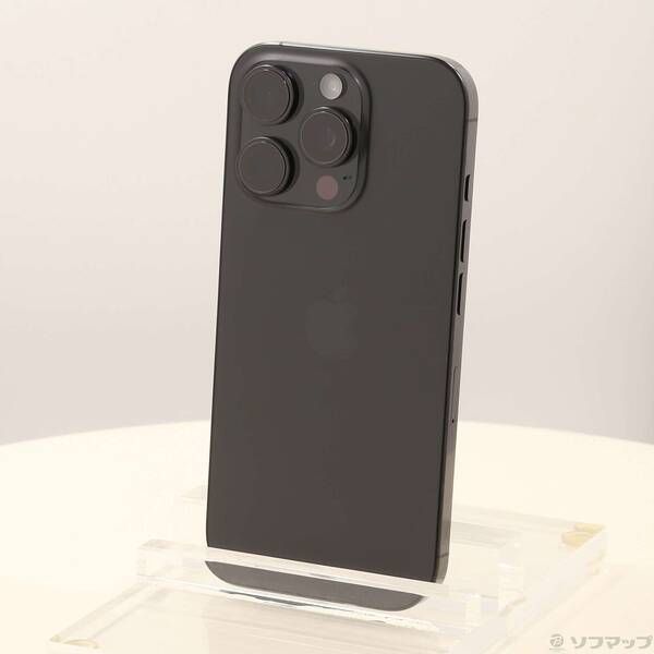 中古品〕 iPhone16 Pro 128GB ブラックチタニウム MYMV3J／A SIMフリー
