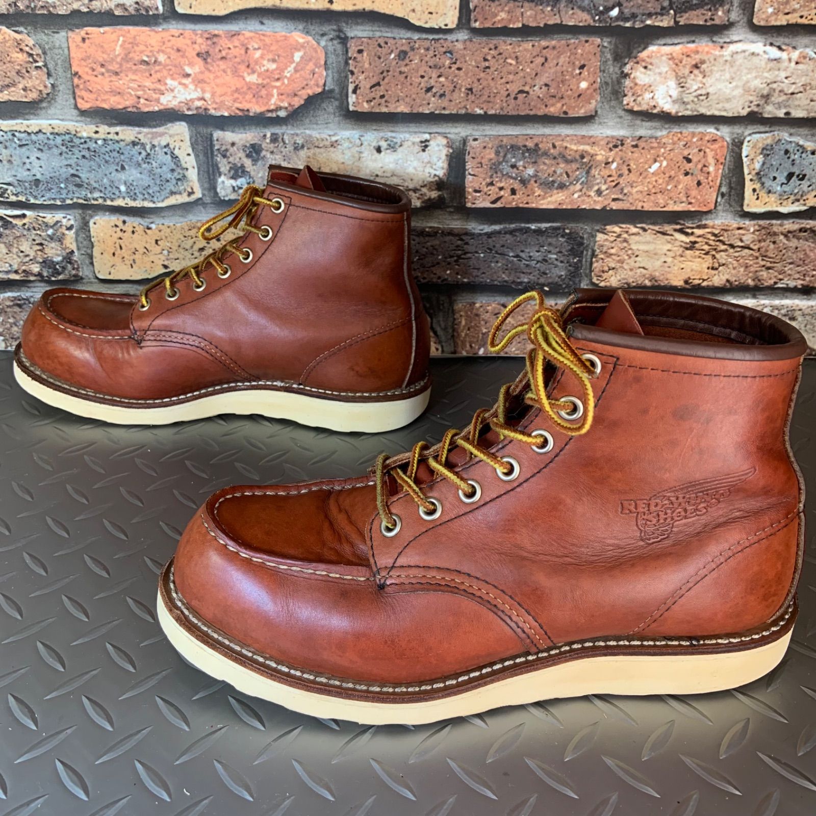 RED REDWING レッドウィング US8D 26cm モックトゥ 875 半円犬タグ 6 