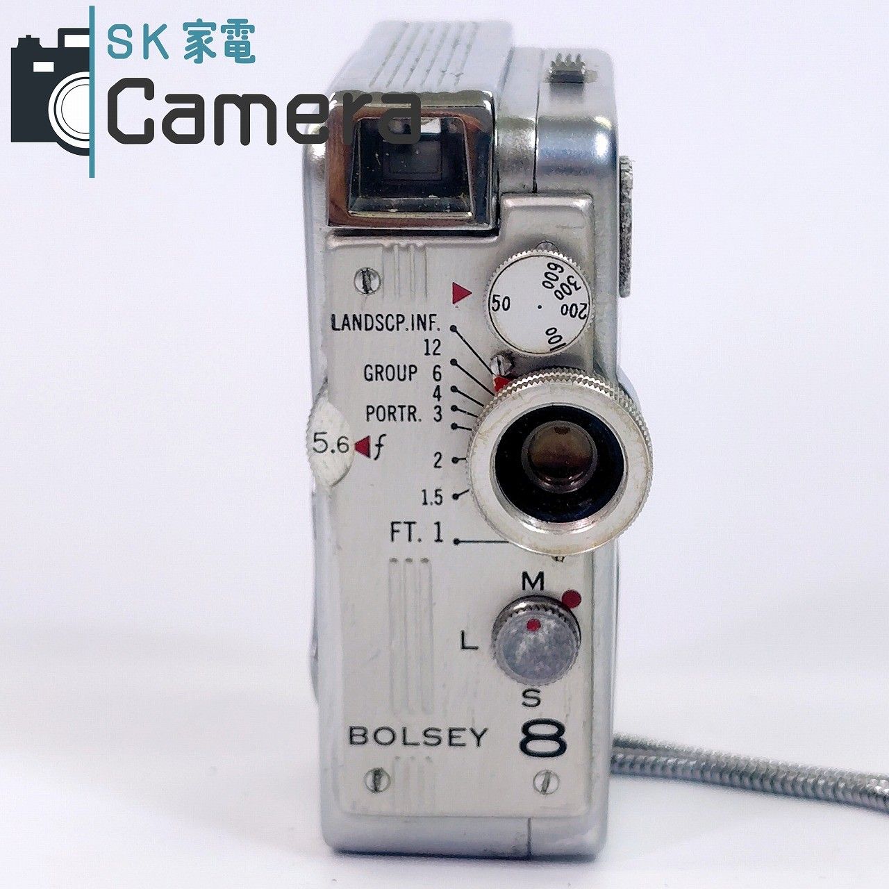 BOLSEY 8 MADE IN U.S.A. PATENTS PEND ING ボルシ― 8 BOLSEY-8 小型カメラ 8ミリカメラ