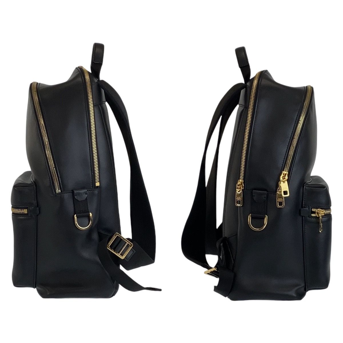 超美品 DOLCE&GABBANA ドルチェアンドガッバーナ ブラック 黒 ゴールド 