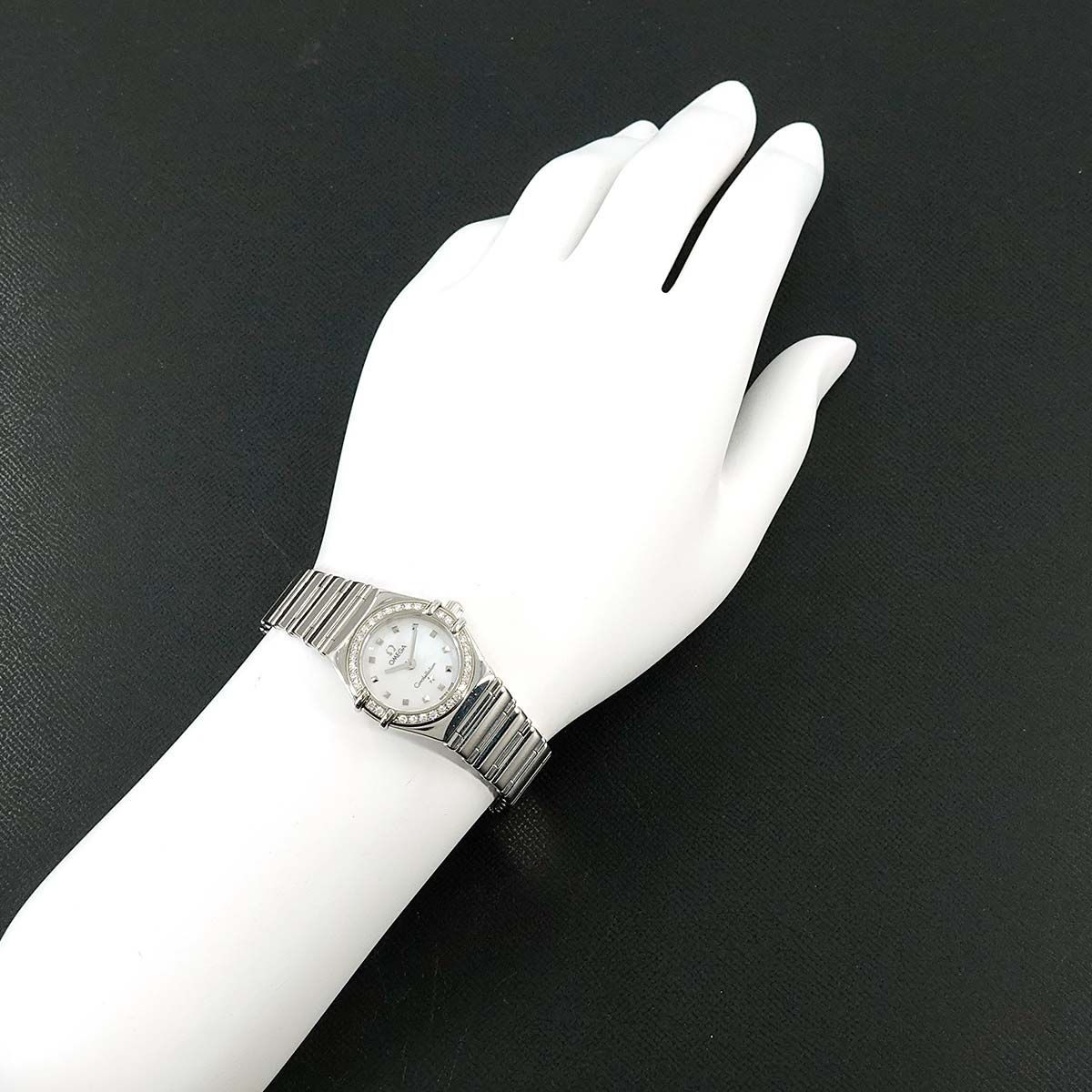 OMEGA オメガ レディース腕時計 コンステレーション 1589.75.00 ホワイトシェル文字盤 クォーツ 仕上げ済 OMEGAオメガ コンステレーション レディース 腕時計 稼働 美品 OMEGA