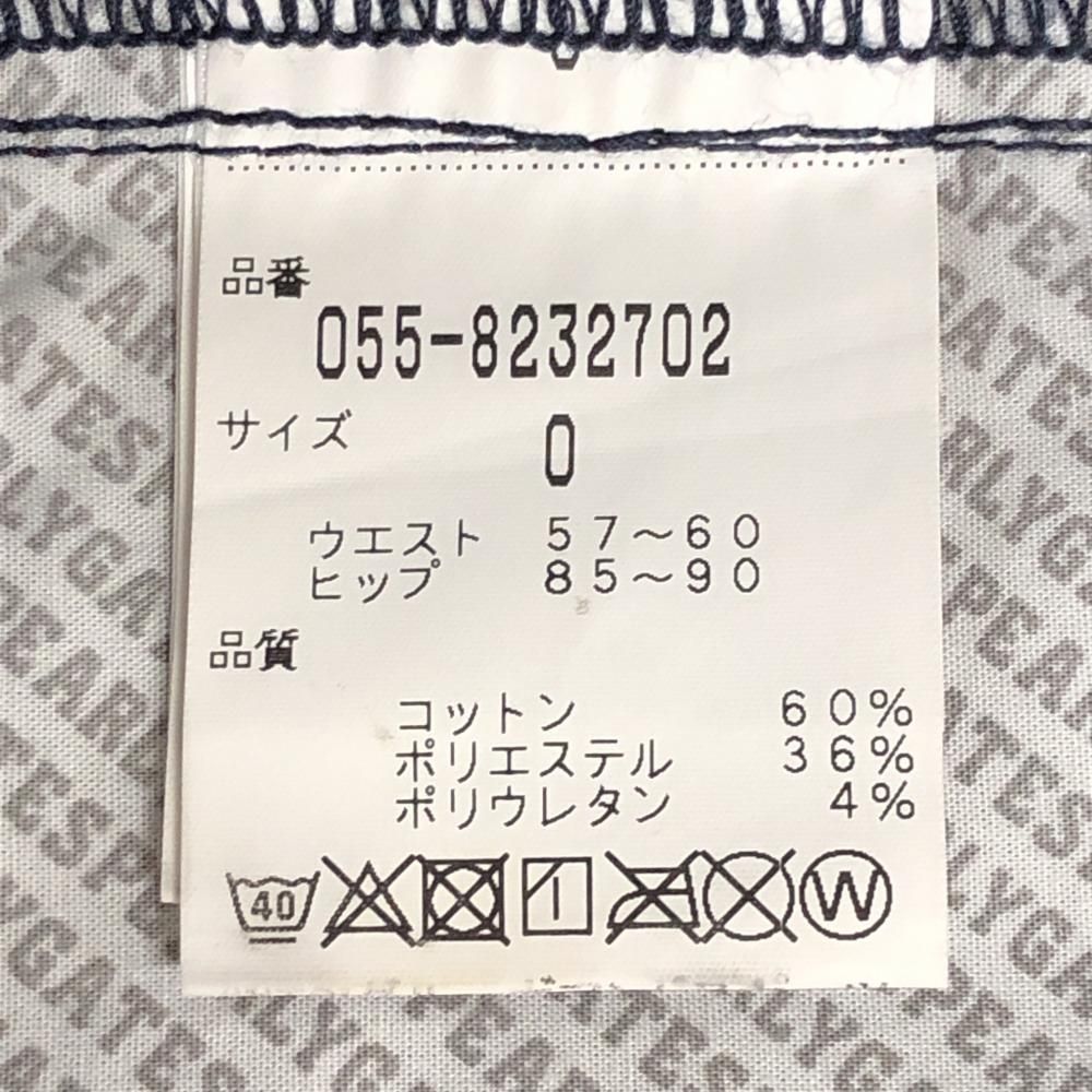 パーリーゲイツ ショートパンツ ネイビー 無地 ニコちゃん
