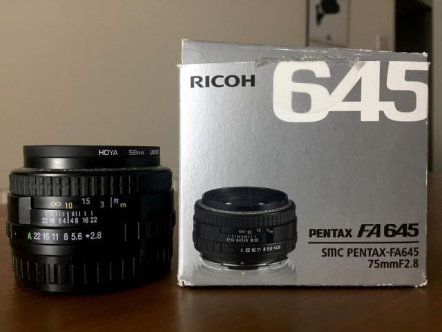 PENTAX 標準~中望遠単焦点レンズ FA645 75mmF2.8 645マウント 645サイズ 645Dサイズ 26121