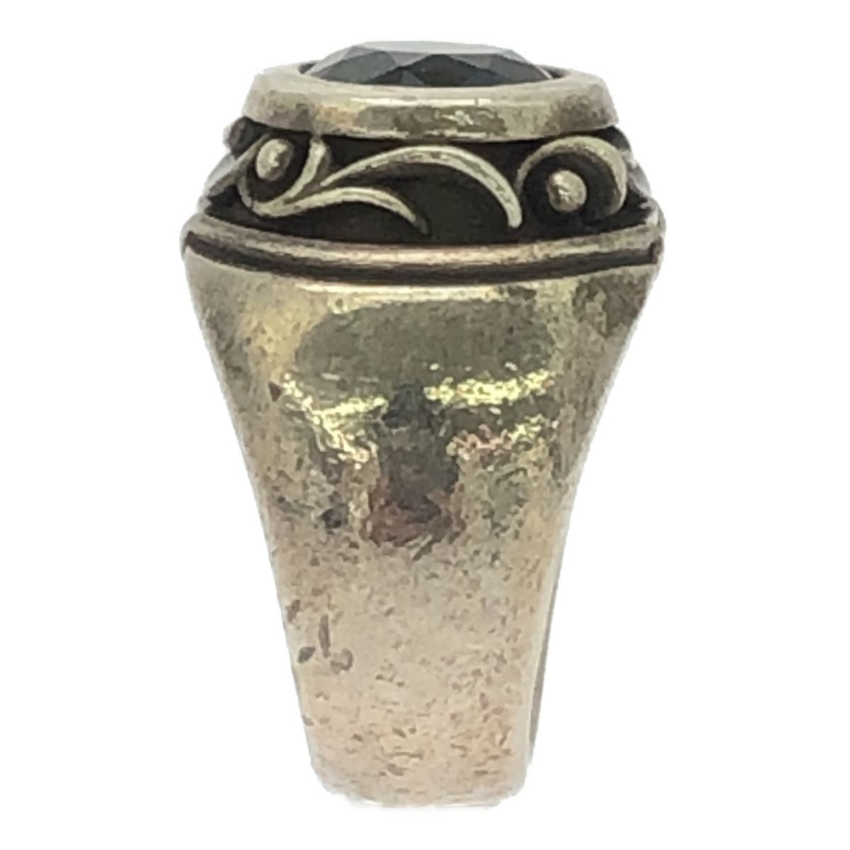 AQUA FORTIS アクアフォーティス 925 シルバー 黒石 アラベスク 