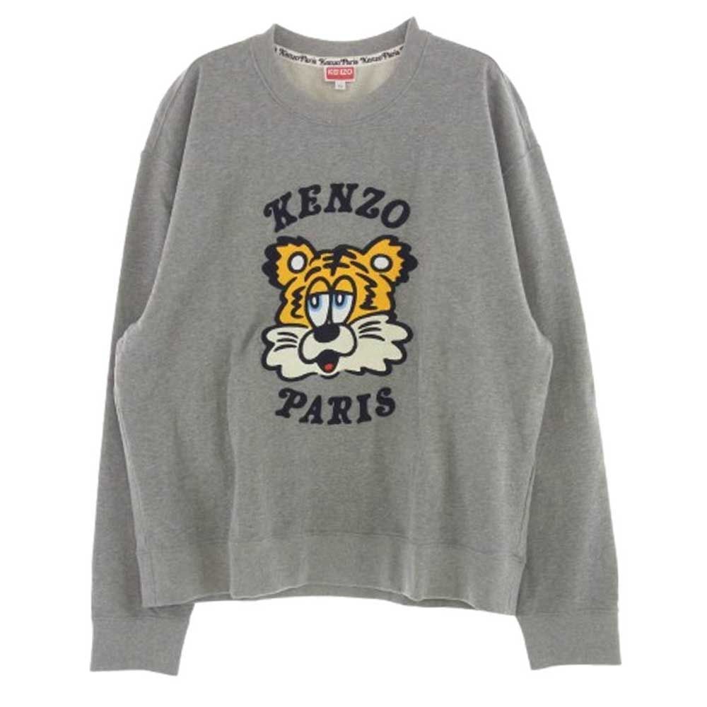 【美品】KENZO ケンゾー　タイガー　刺繍　スウェット　トレーナー　グレー KENZO ケンゾー 25SS FF58SW2394MF VERDY MARKET エンブロイ