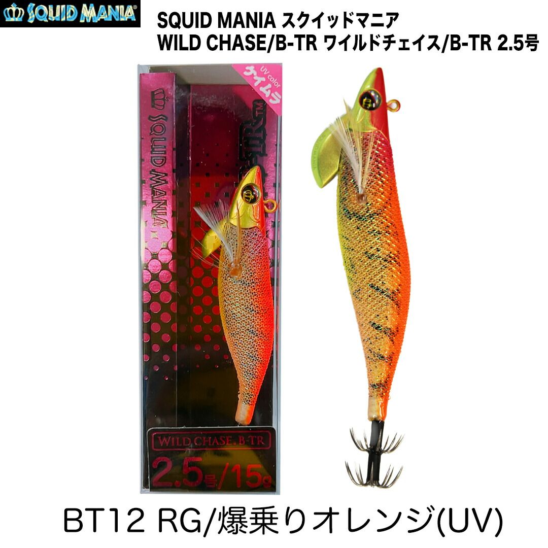 スクイッドマニア　ワイルドチェイス　B- TR 3.5号　30g レアカラー2個 スクイッドマニア ワイルドチェイス B-TR 3.5号 30g / SQUID
