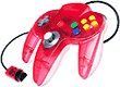 【中古】コントローラーBrosクリアレッドN64 cm3dmju