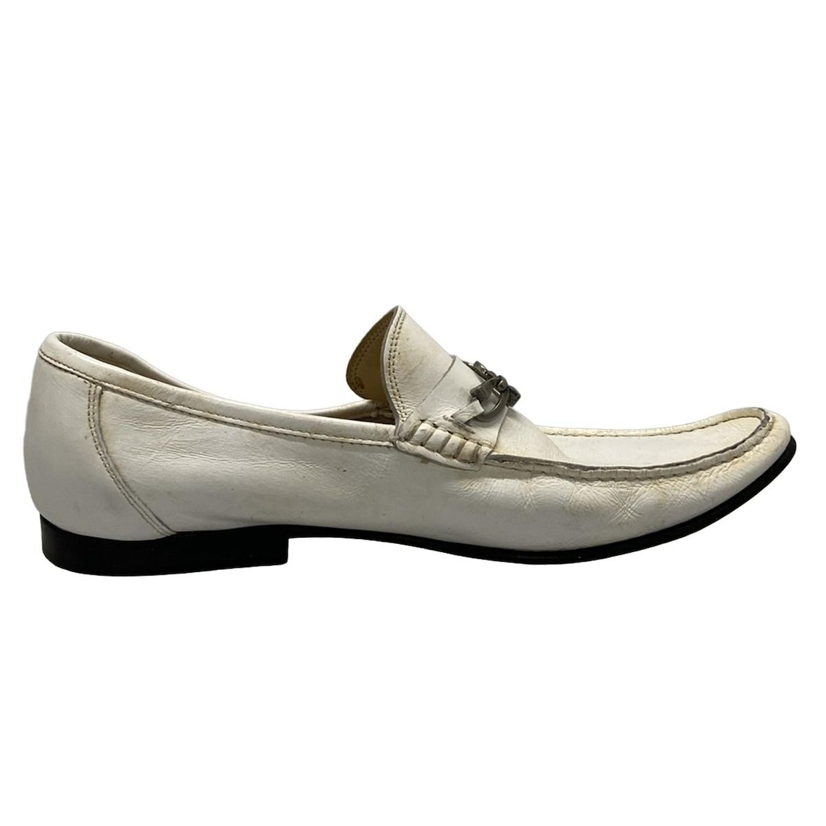 DOLCE-GABBANA ドルチェアンドガッバーナ ローファー 7 - 白 レザー