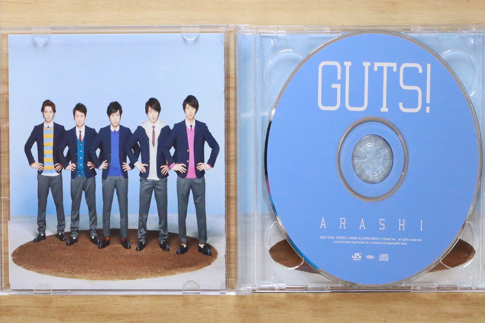 国内盤CD☆嵐/Arashi□ GUTS !(初回限定盤)(DVD付) 【JACA5402