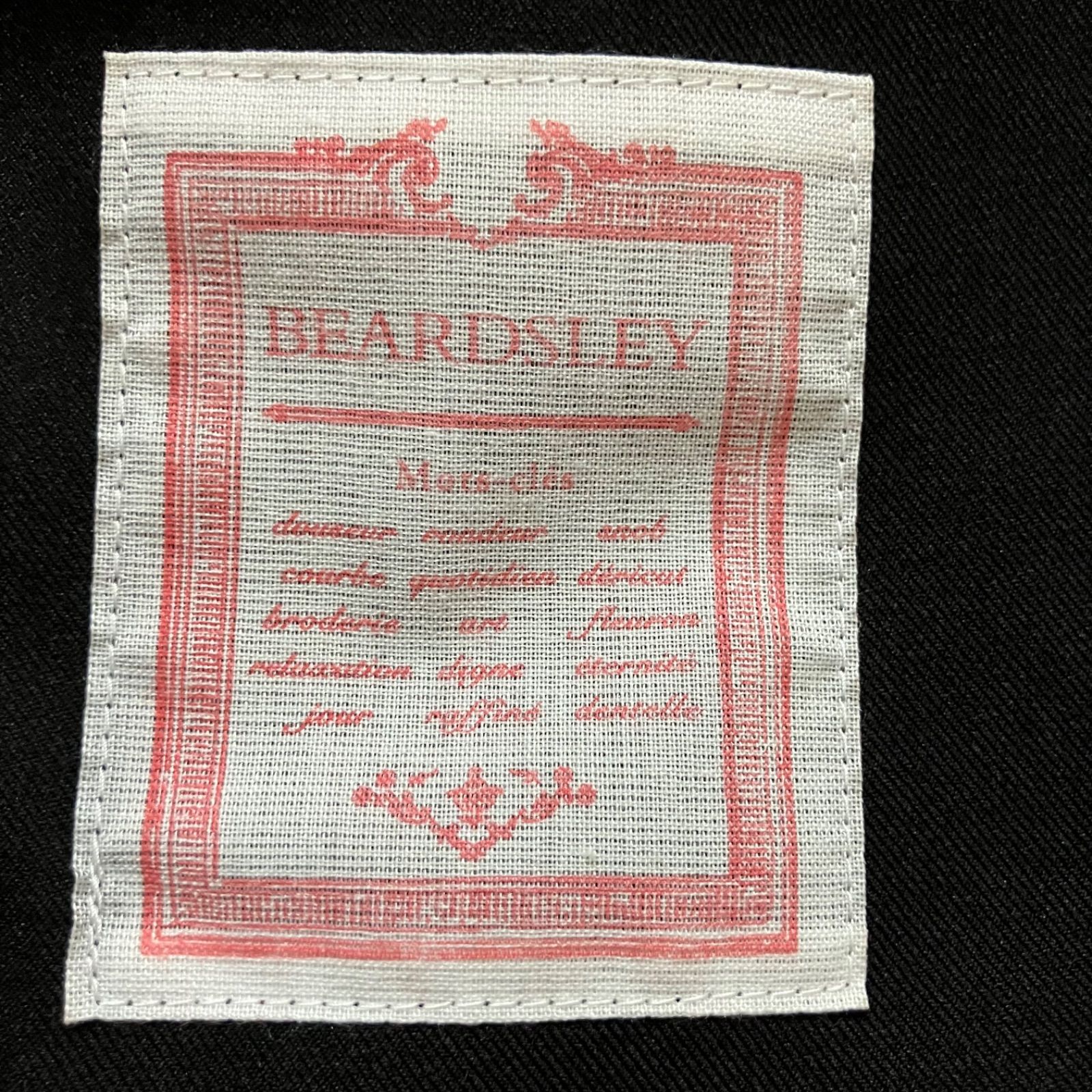 BEARDSLEY 【未使用級！】シャンブレージャンパースカート 黒 ゆったり