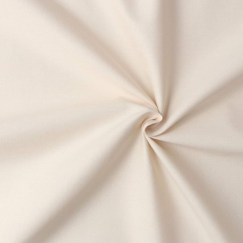 日本紐釦貿易 Nippon Chuko エイティスクエア 無地 生地 綿 シャーティング ライトベージュ ベージュ系 巾約108cm×10m切売カット KD4630-303-10M