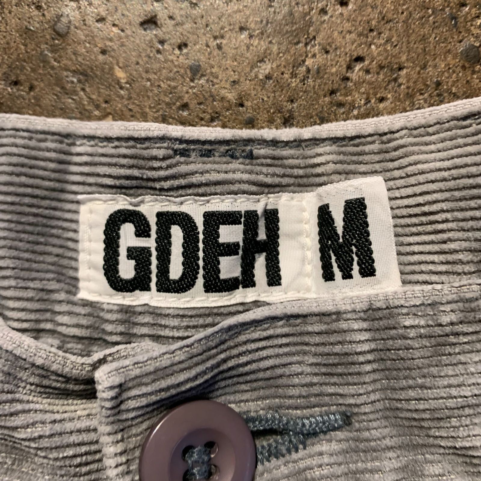 GOOD ENOUGH 00s コーデュロイパンツ グレー M グッドイナフ
