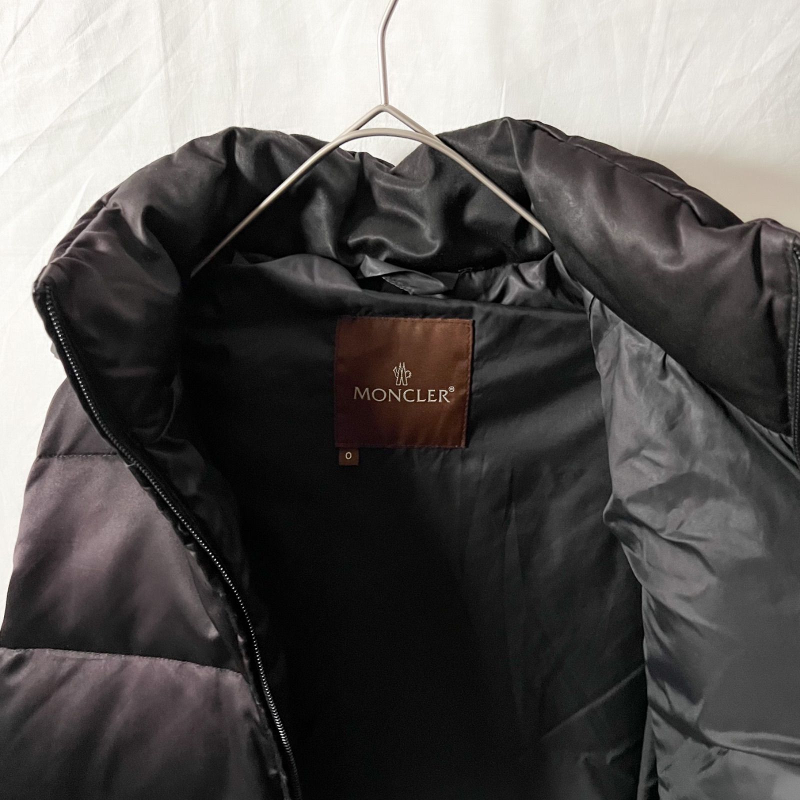MONCLER 茶タグ フード付ダウンジャケット ペッパージャパン期 - メルカリ