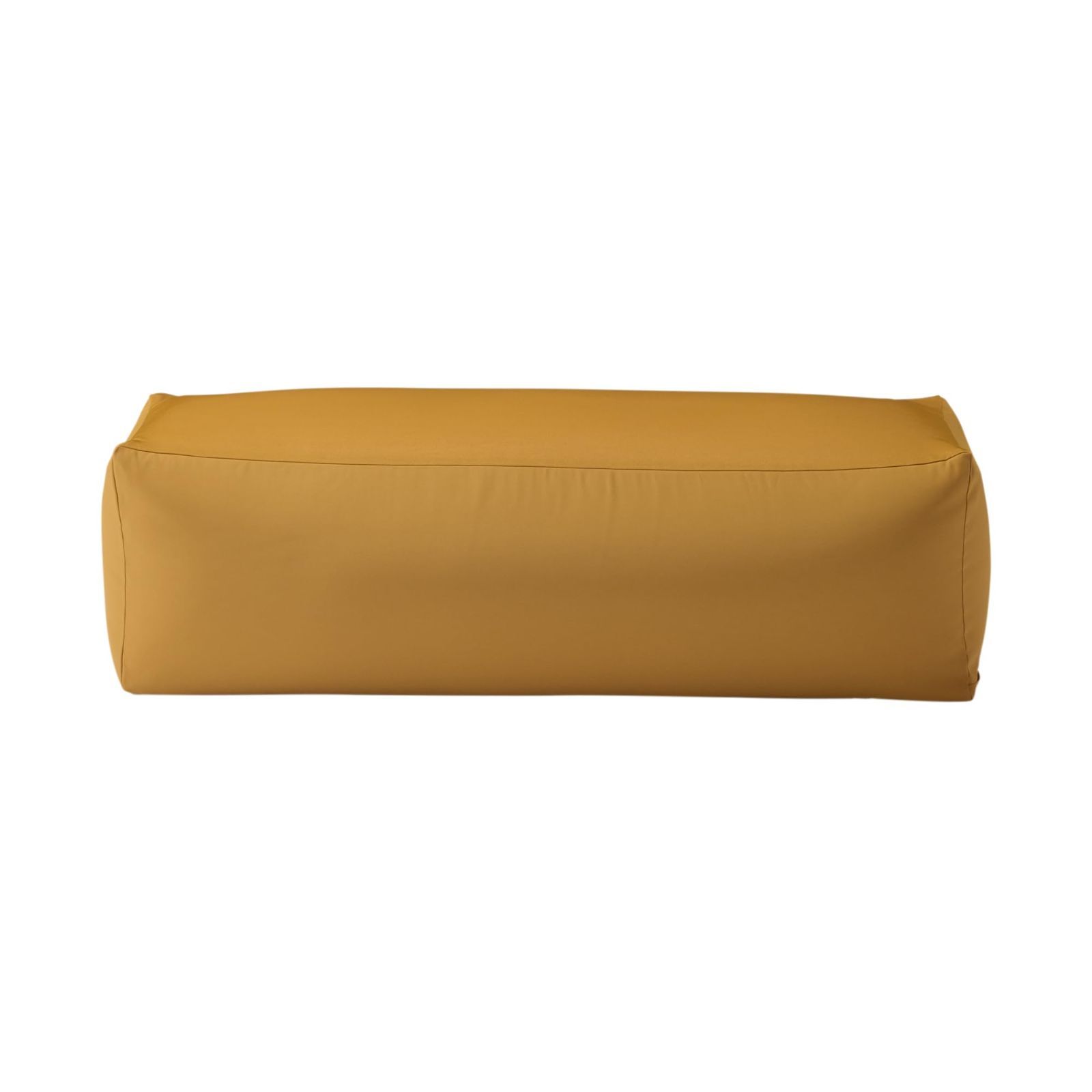 【数量限定】MUJI 無印良品 体にフィットするソファ長方形用カバー マスタード 幅120×奥行38×高さ38cm ポリエステル平織 83435684