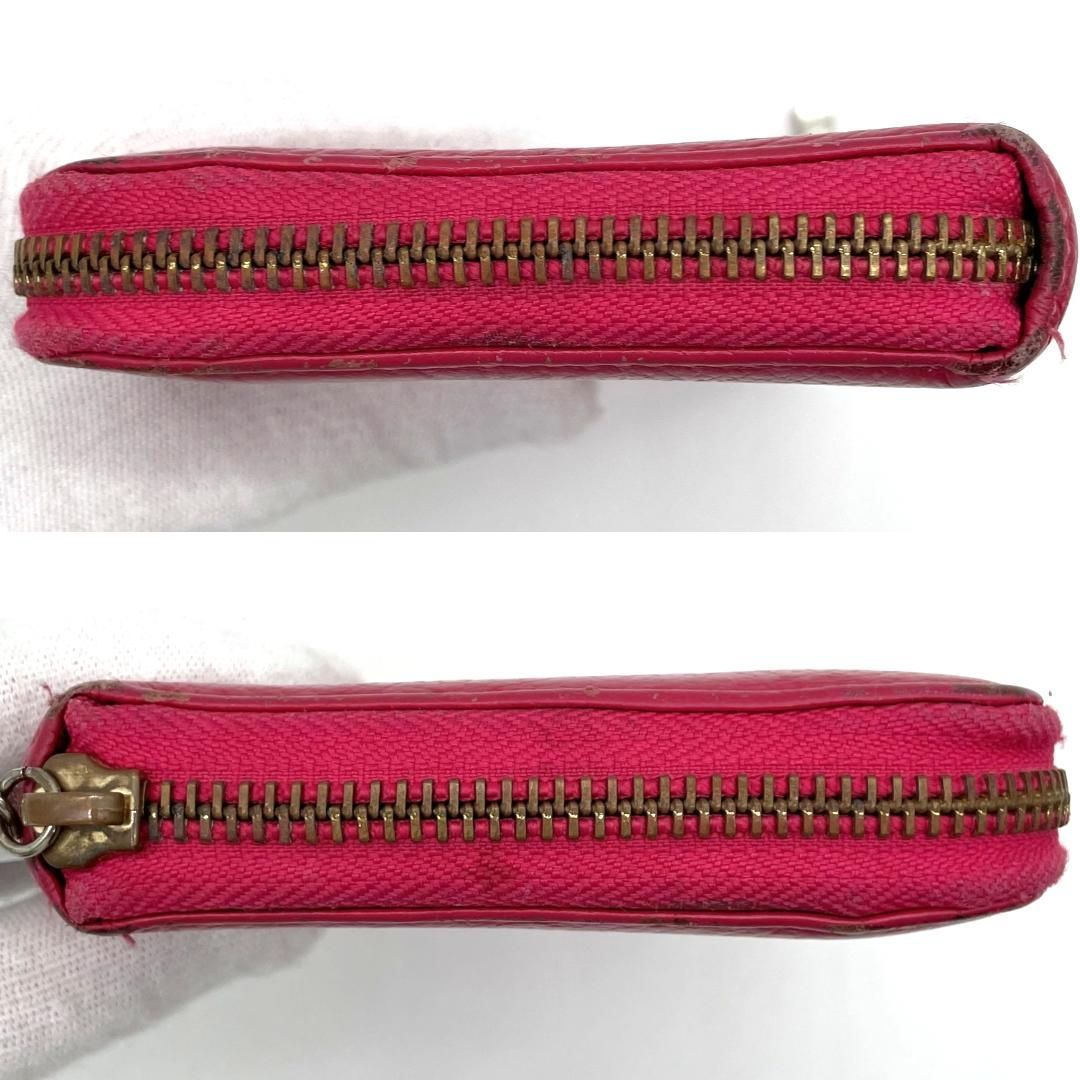 トリーバーチ レザー長財布 ピンク ゴールドジッパー トリーバーチ 長