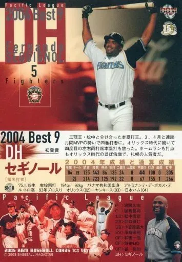 2004年日本ハムセギノール選手直筆サインです。 2004年日本ハムセギノール選手直筆サインです。 2004年日本ハム
