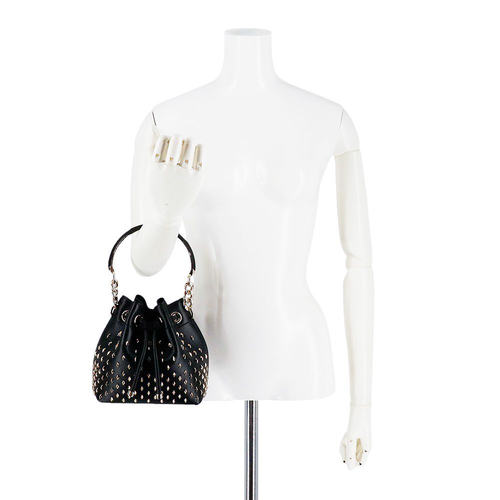 ジミーチュウ バッグ Jimmy Choo BON BON BUCKET/S TBR ブラック