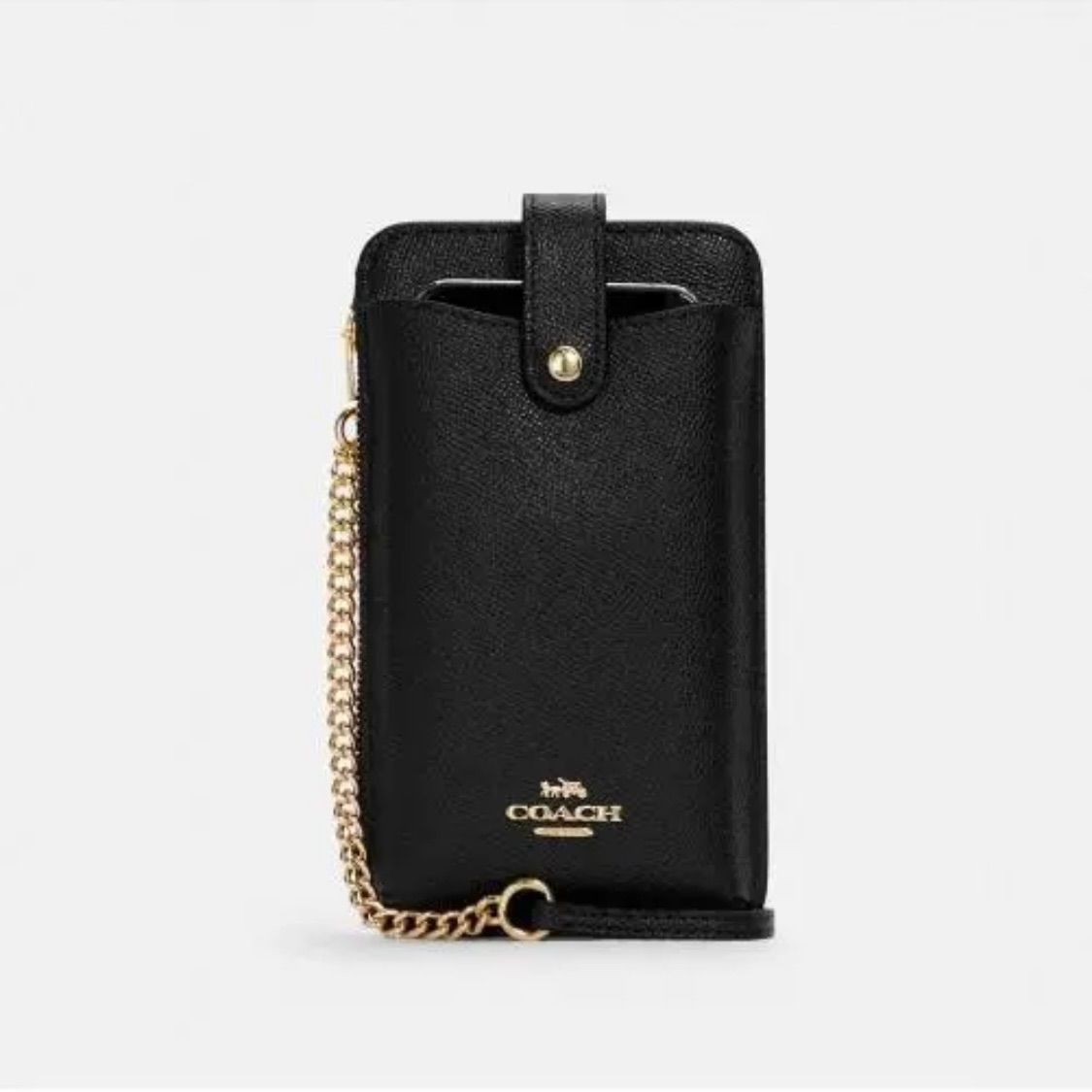 新品・未使用】COACH スマホショルダー ブラック シグネチャー - メルカリ