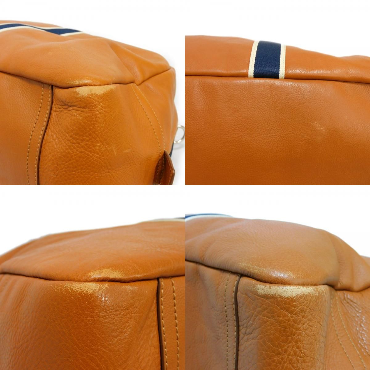COACH コーチ ヘリデージ ダッフル ストライプ トラベルバッグ 