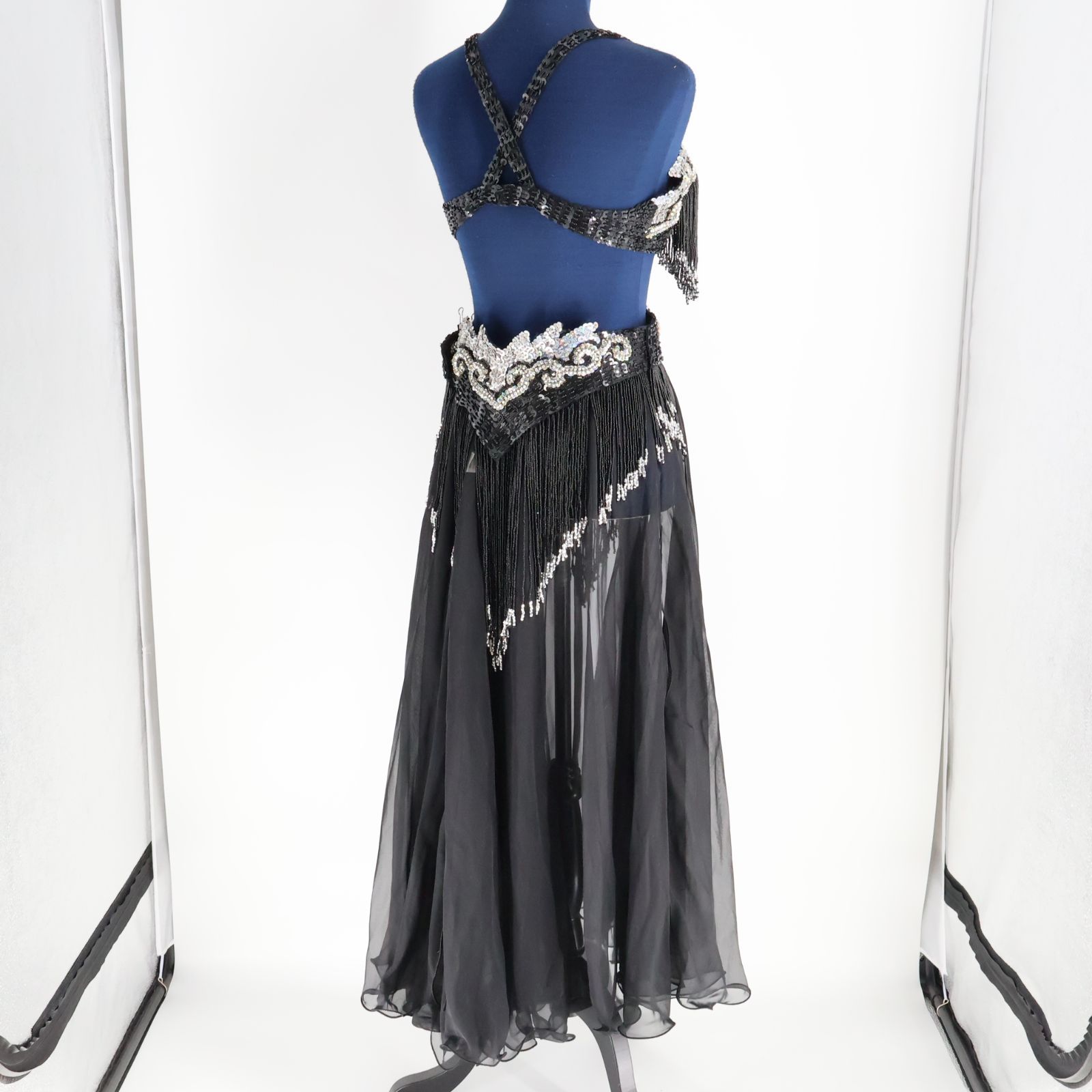 トルコ製 ベリーダンス用オリエンタル衣装】ブラック ISTANBUL DREAMS