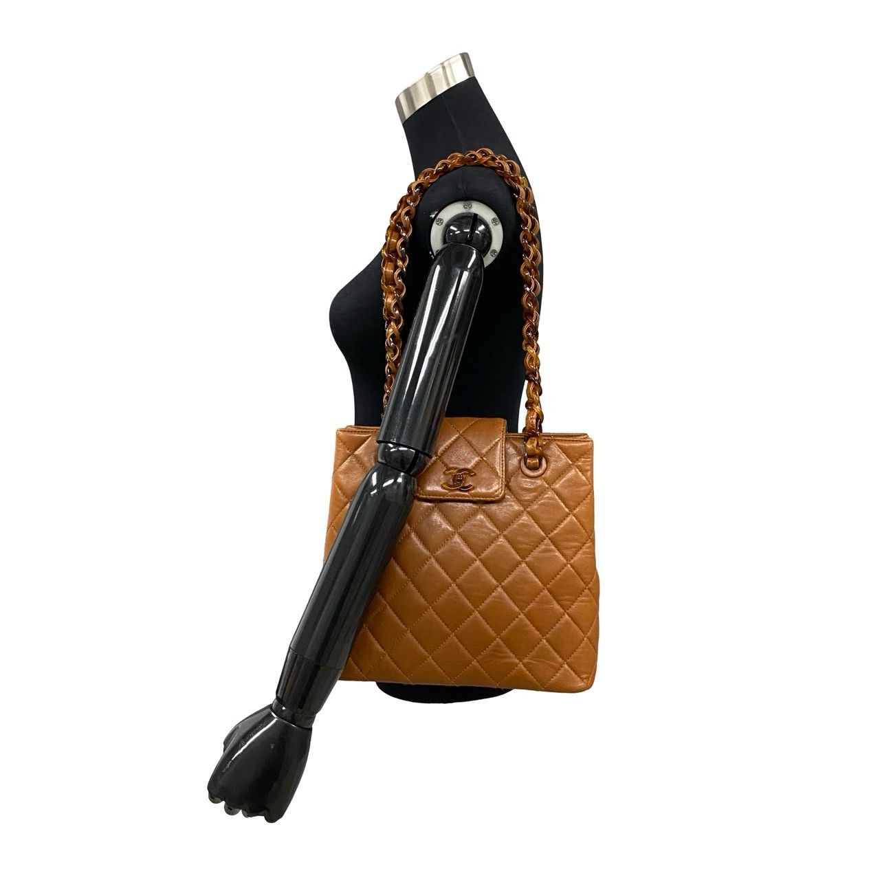 極 美品 袋付 シール有 5番台 CHANEL シャネル マトラッセ ラムスキン 
