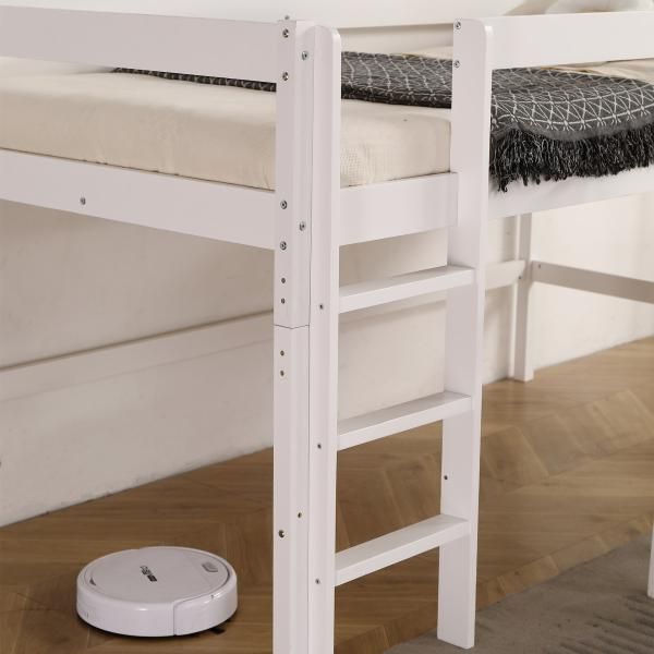 システムベッド 子供 木製 シングルロータイプ ロフトベッド 机付き 本棚付き 子供ベッド 分離式 システムベッドデスク システムベット シングル ロフト NEXPOTALLINN_EU