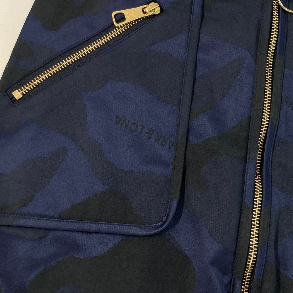 サイズ 38 MARK-LONA マークアンドロナ ストレッチスカート カモフラ 迷彩柄 ネイビー系 240101450907 ゴルフウェア レディース ストスト LLC-HASEGAWATOSO_COM