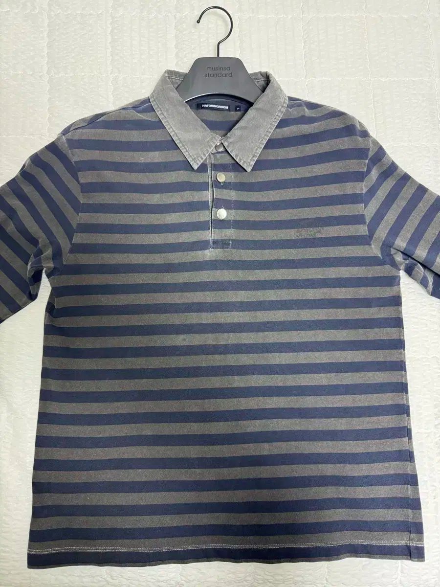 ストライプ ポロTシャツ