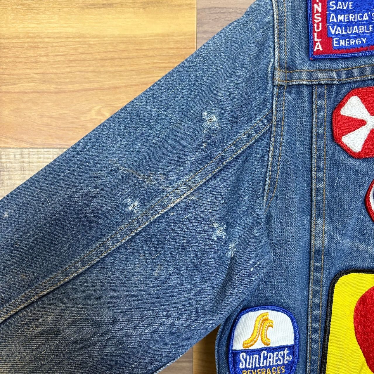 USA製 70s Levi's 70705-0317 リーバイス ワッペン・ピンズ付き