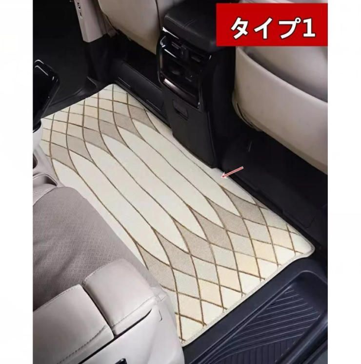 トヨタ アルファード40系 ヴェルファイア 40系 用 フットマット 防水 防塵 2列目 ミッド カーペット 手入れが簡単 1ピース 5種選択 8466
