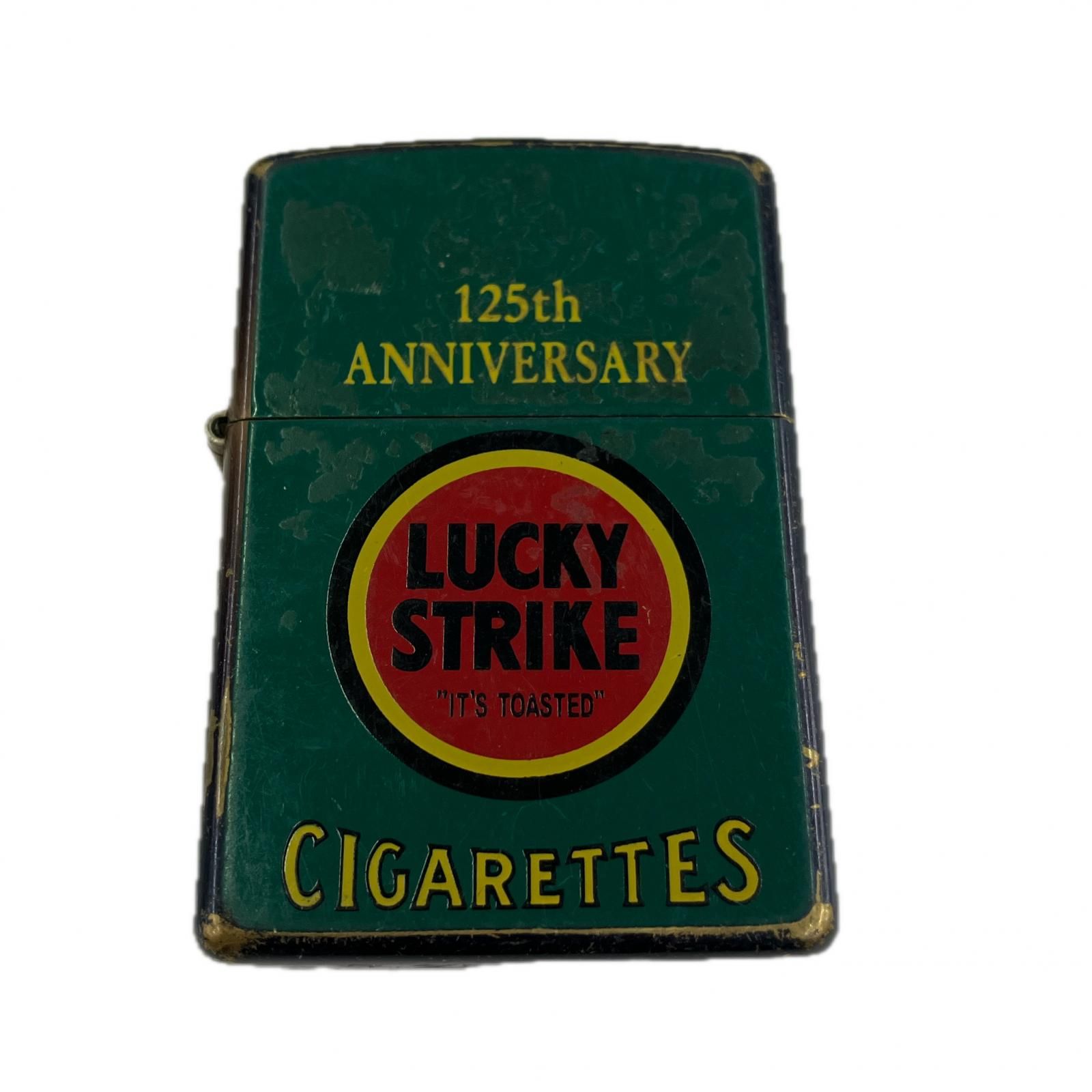 170590 現状品 ZIPPO ジッポ 希少☆ ラッキーストライク 125周年 170590 現状品 ZIPPO ジッポ 希少☆ ラッキーストライク 125周年