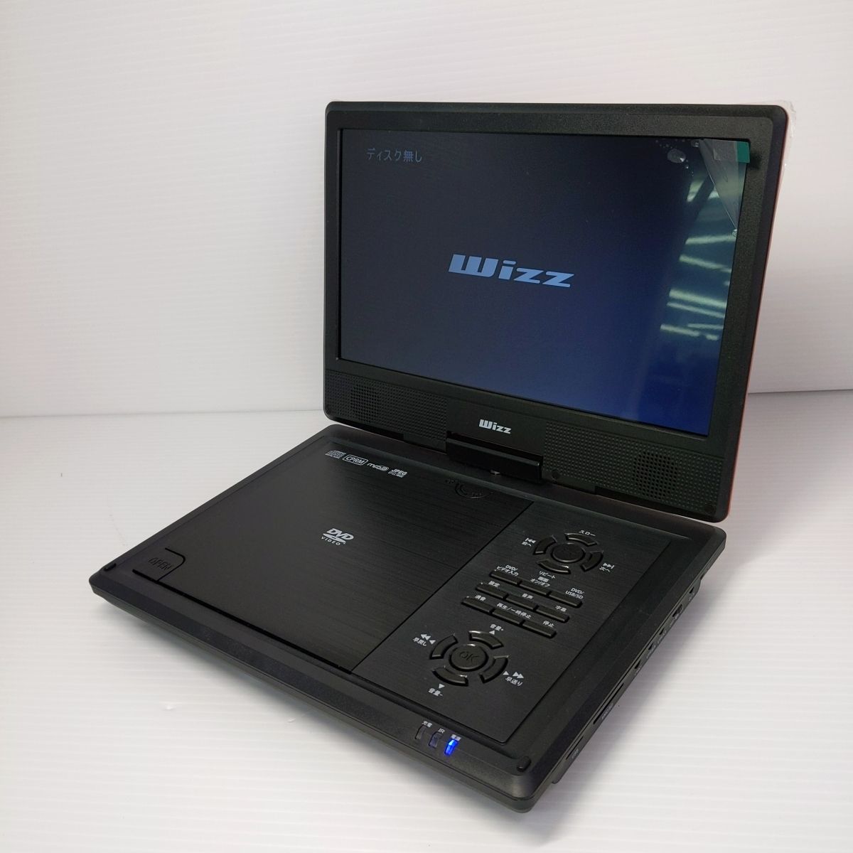 未使用品】wizz 10.1インチポータブルＤＶＤプレーヤー ピンク WPD-S1001〇YR-51872〇 - メルカリ