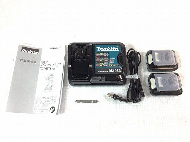 充電式インパクトドライバ TD111DSHX