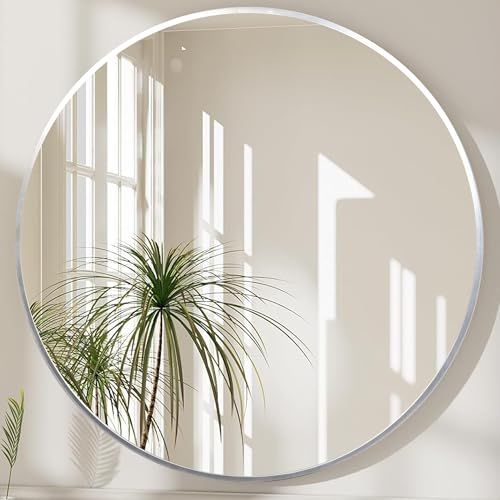 まるページ 在庫処分】鏡 壁掛けミラー アルミフレーム 壁掛け鏡 バスルームミラー