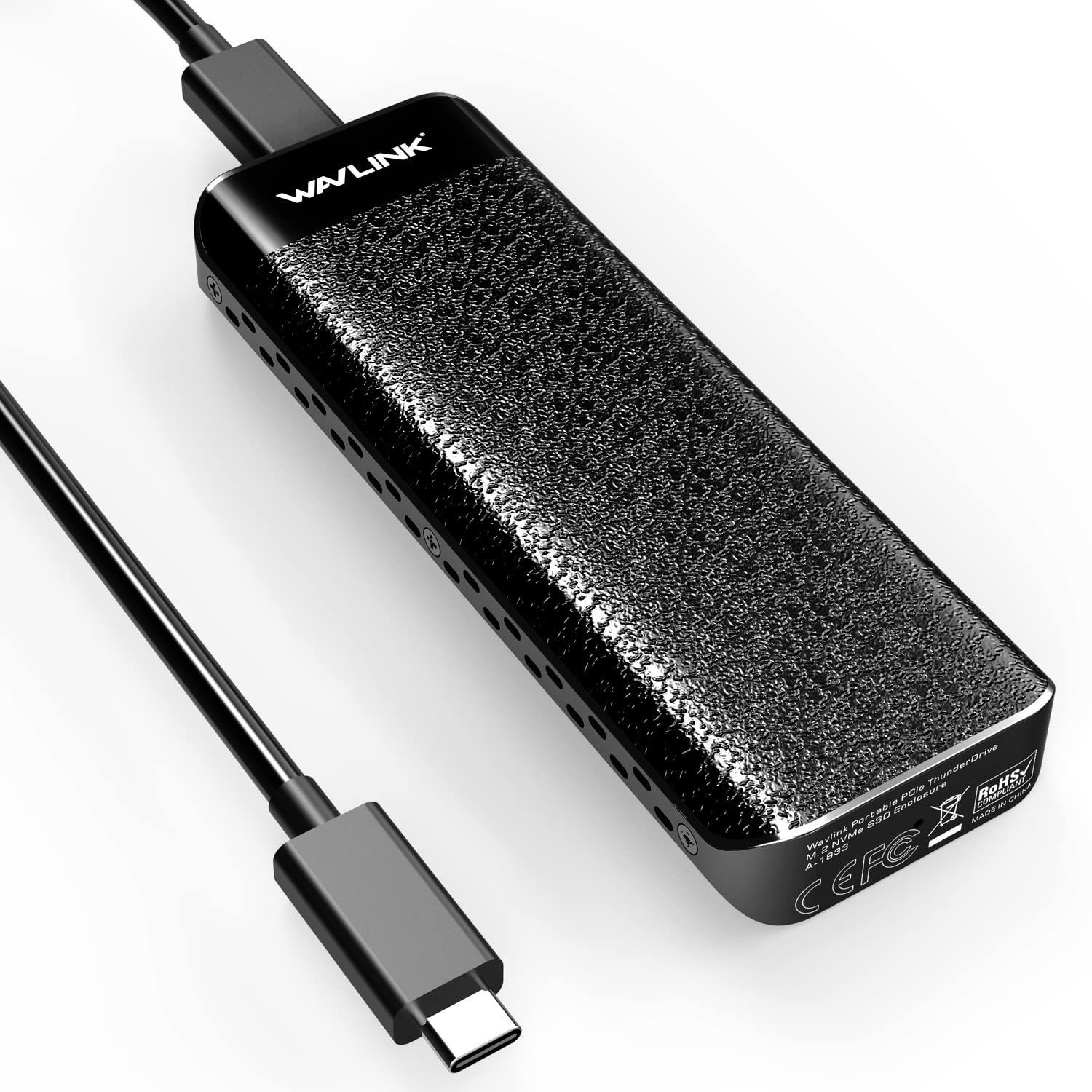 ヒートシンク付き Mac 2260|2280対応 UASPサポート 外付けケース OS|Windowsに対応 40Gbps 40Gbps Key Nvmeのみ M-Key|B-M コンパクト SSDケース M.2 Nvme ドライバ不要 3 Th