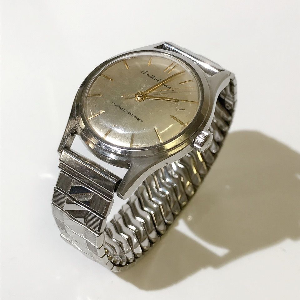 SEIKO セイコー 腕時計 Super 17石 アナログ 手巻き式 シルバー