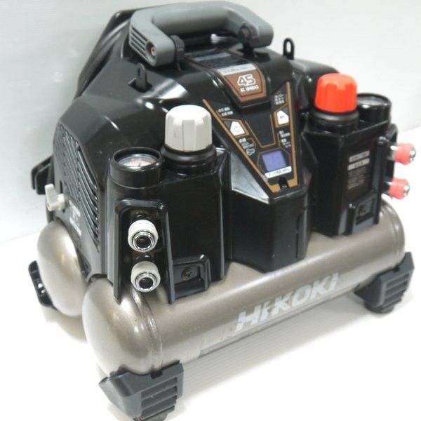 ハイコーキ 高圧エアコンプレッサ EC1245H3 CTN 釘打機用 8L 高圧 一般圧対応 低騒音 HIKOKI≡DT5937
