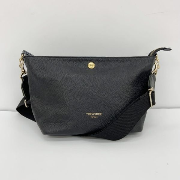 TREASURE TOPKAPI トレジャートプカピ ショルダーバッグ 鞄 カバン 斜め掛け コンパクト 旅行 レディース ブラック 服飾 IF14476
