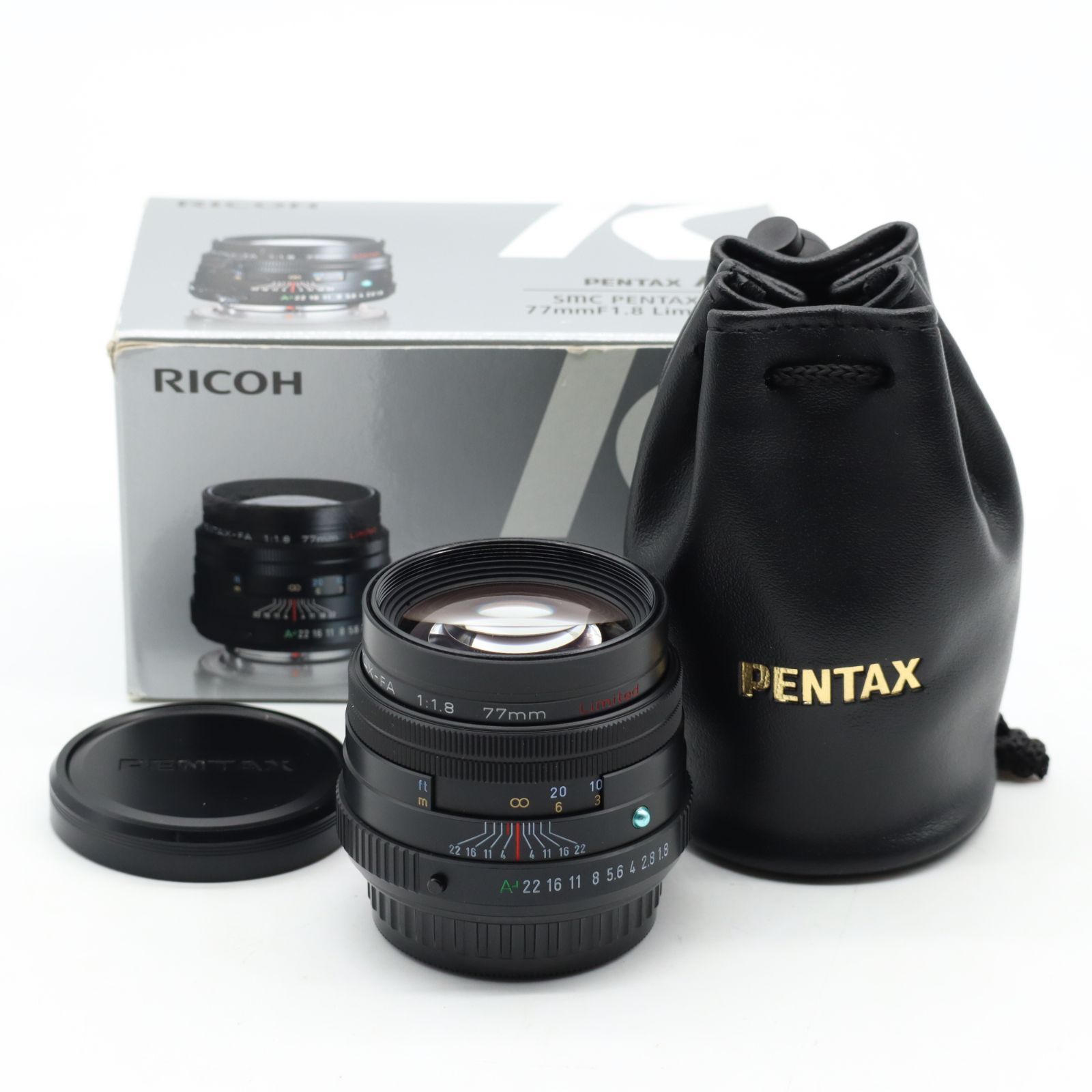 PENTAX smc PENTAX-FA 77mm F1.8 Limited ブラック 中望遠単焦点レンズ 27980 #3871 - メルカリ