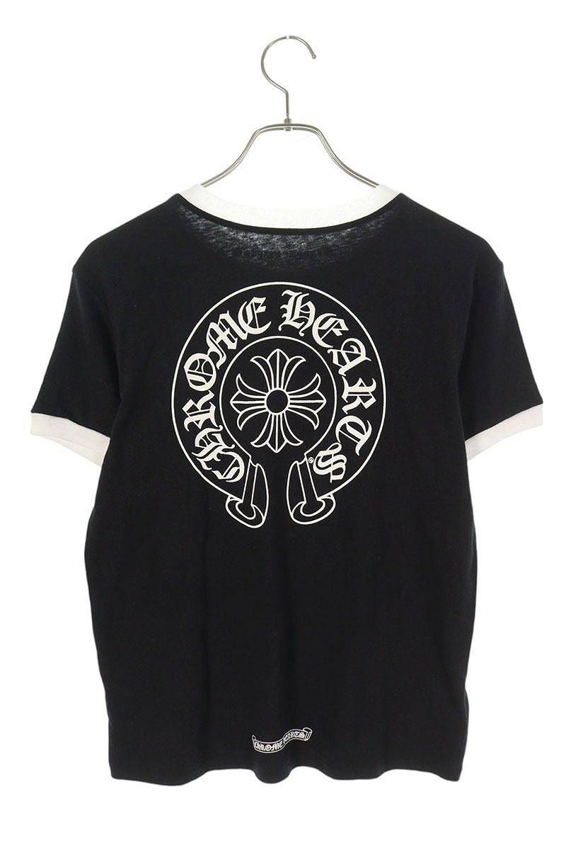 クロムハーツ ROLLER SKATE バックホースシュープリントTシャツ  