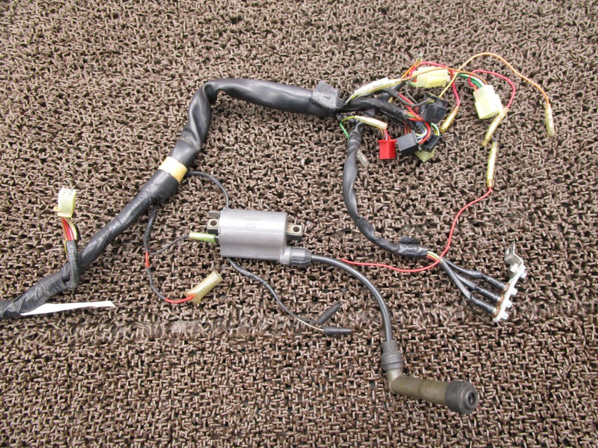 エストレヤ メインハーネス CDI レギュレター A5867 イグニッションコイル BJ250A カワサキ BJ250AE Estrella キャブ車 BRIGHTFACE_UK