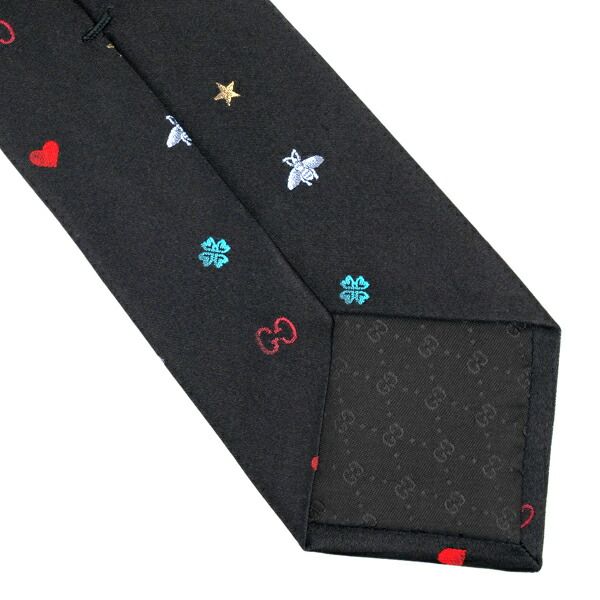 GUCCI ネクタイ シンボルズ ブラック 新品 グッチ GUCCI ネクタイ シンボルズ ブラック - メルカリ