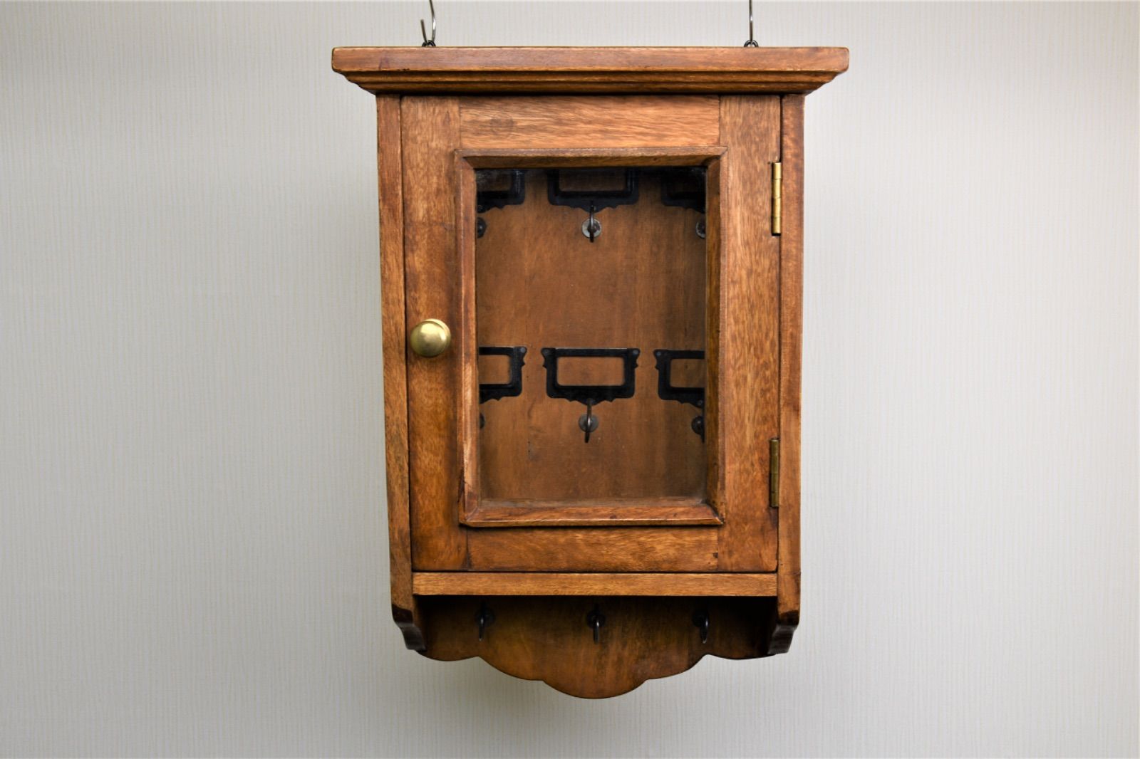 SALE グランシュマン 壁掛けシェルフ 小物入れ アンティーク風 木製