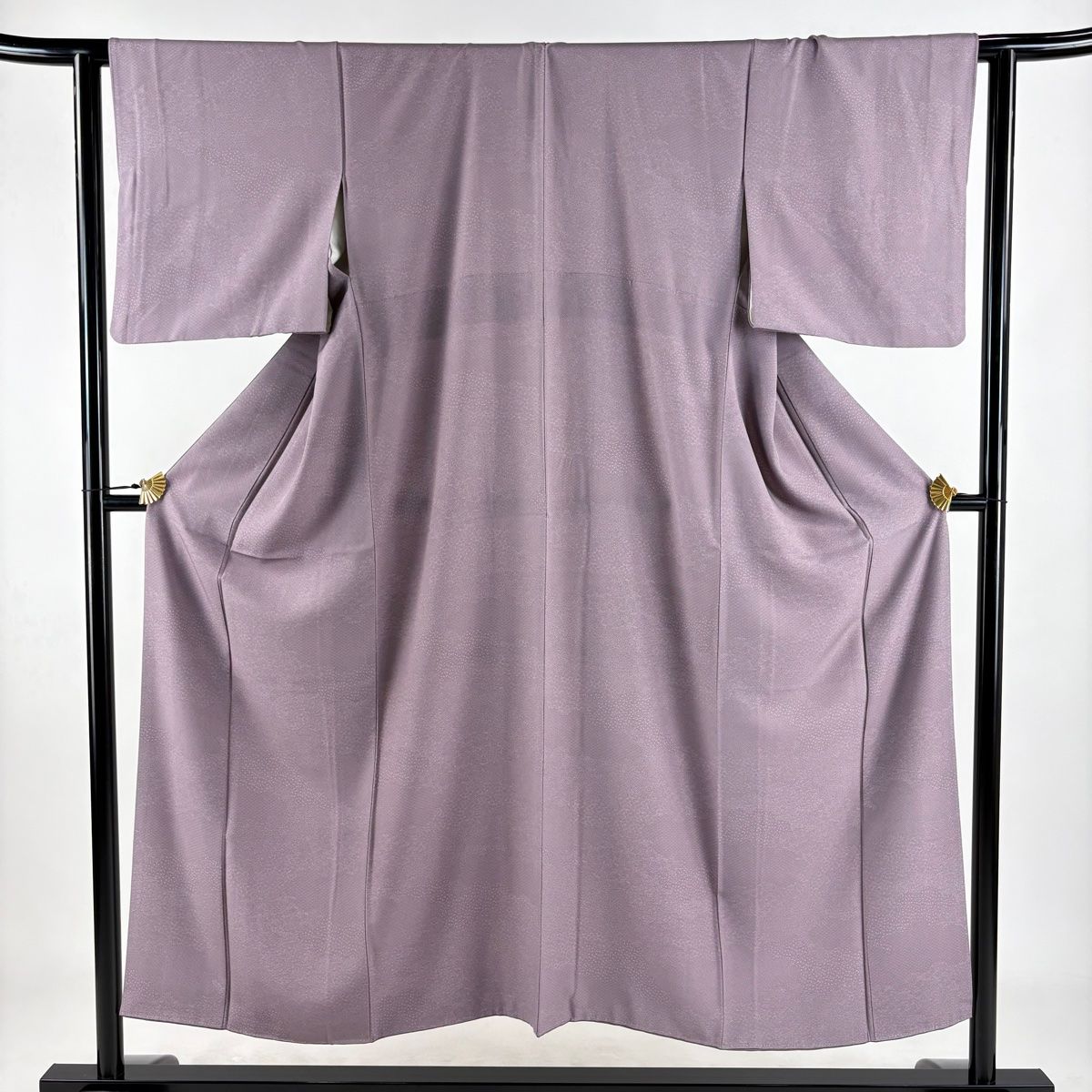 江戸小紋 身丈150.5cm 裄丈62cm S 袷 小花 青海波 薄紫 正絹