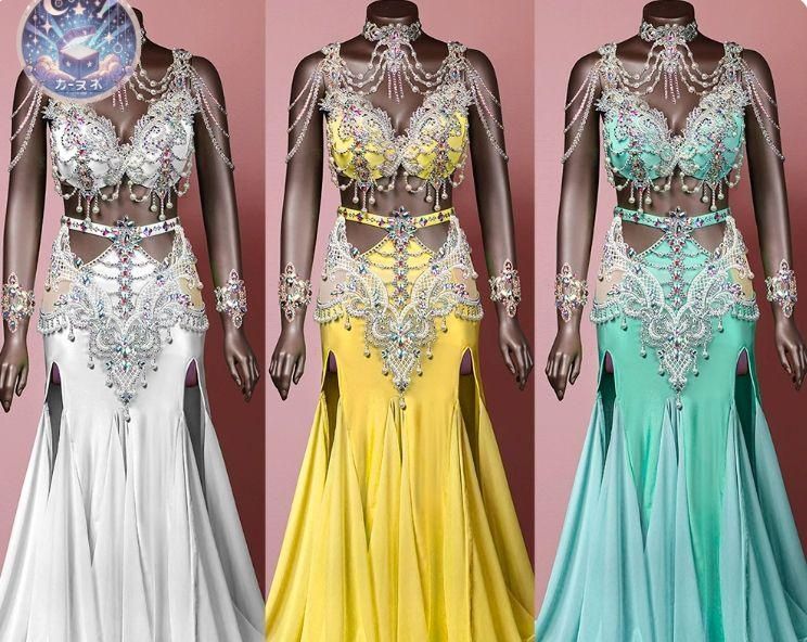 新品 未使用 新作 セール ベリーダンス衣装 上下セット ブラ スカート